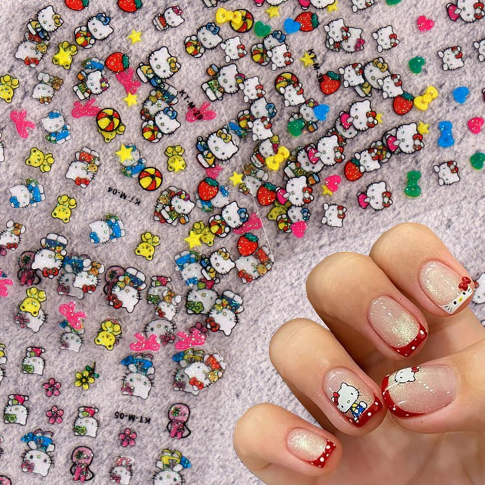 PDFADSK arte de uñas con brillos para acabado elegante