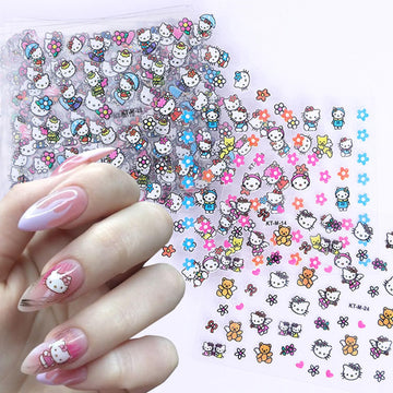 PDFADSK patrones coloridos para uñas con estilo lúdico