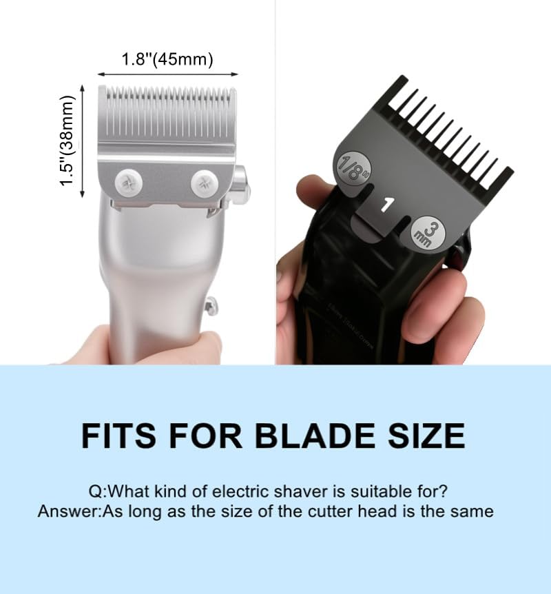 Pdtwq Guardia 3mm para Wahl, ajuste seguro para evitar deslizamientos.