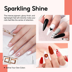 Peacecolor 83Pcs kit esmalte ojo de gato para efectos irisados