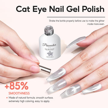 Peacecolor 83Pcs kit top coat doradas para acabado con brillo
