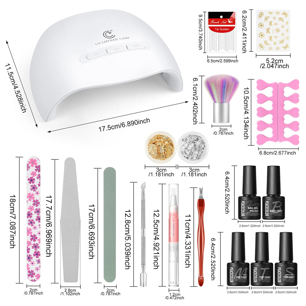 Accesorios decorativos para uñas, permiten combinar con esmaltes para estilos únicos.