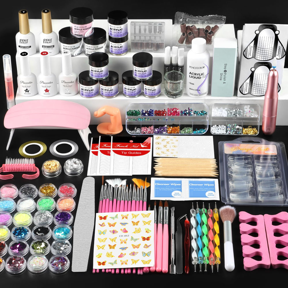 PEACECOLOR accesorios y suministros para manicura casera