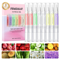 Peacecolor lapiz aceite cuticula con lirio, hidratación suave para uñas