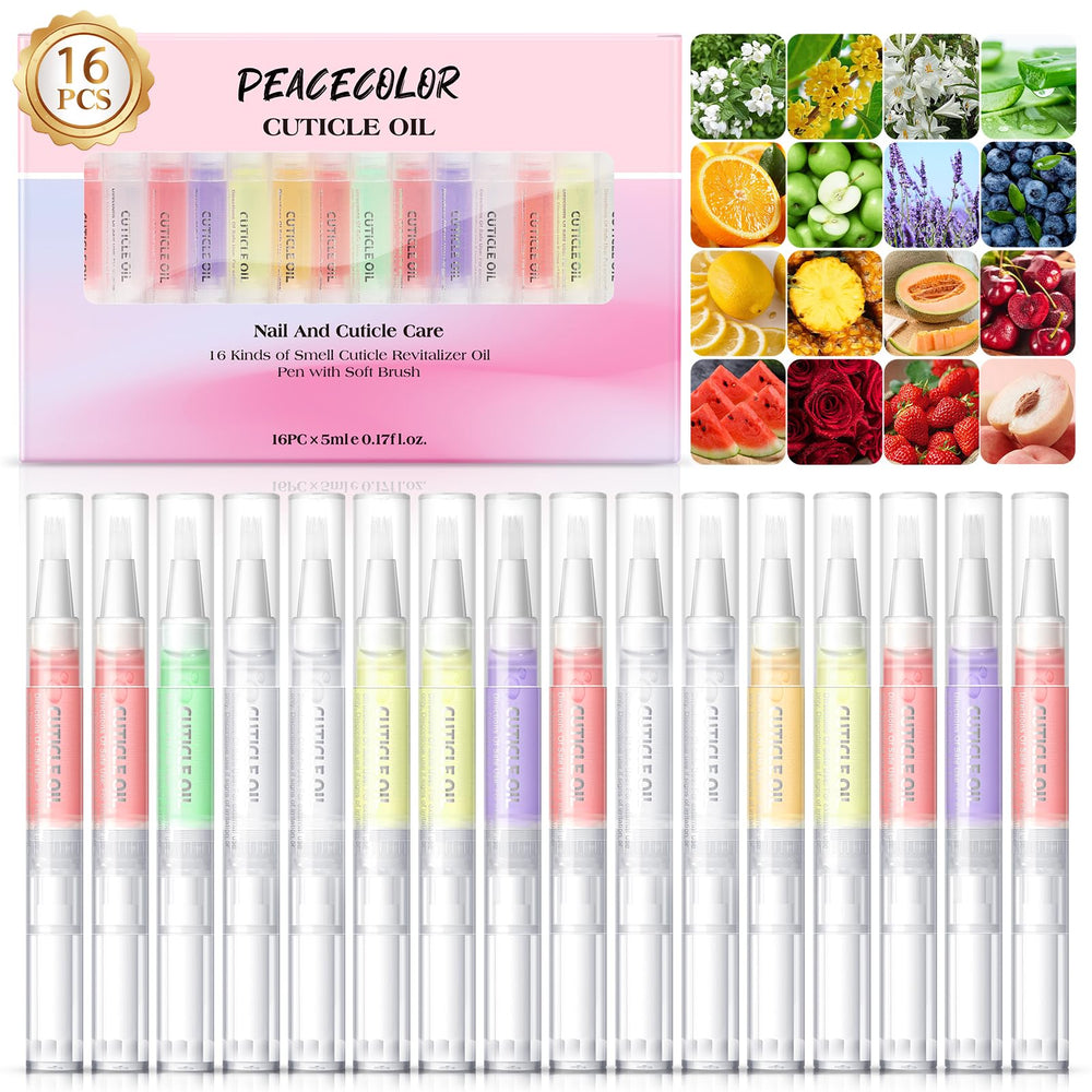 Peacecolor bolígrafo de aceite para cutículas con aplicación rápida y precisa