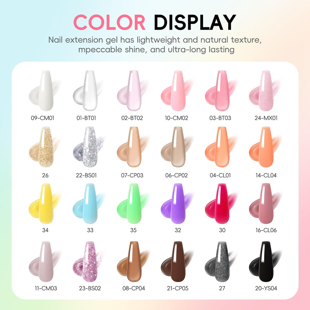 PEACECOLOR formas uñas dobles, tres tipos para curvas personalizadas