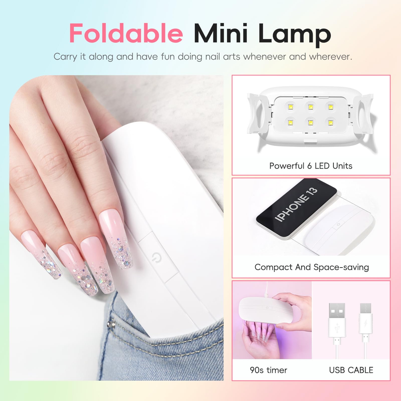 PEACECOLOR herramientas básicas para completar el kit de uñas