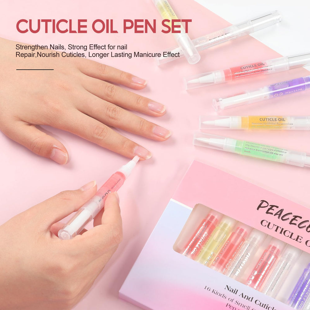 Kit de cuidado de uñas Peacecolor portátil para viaje