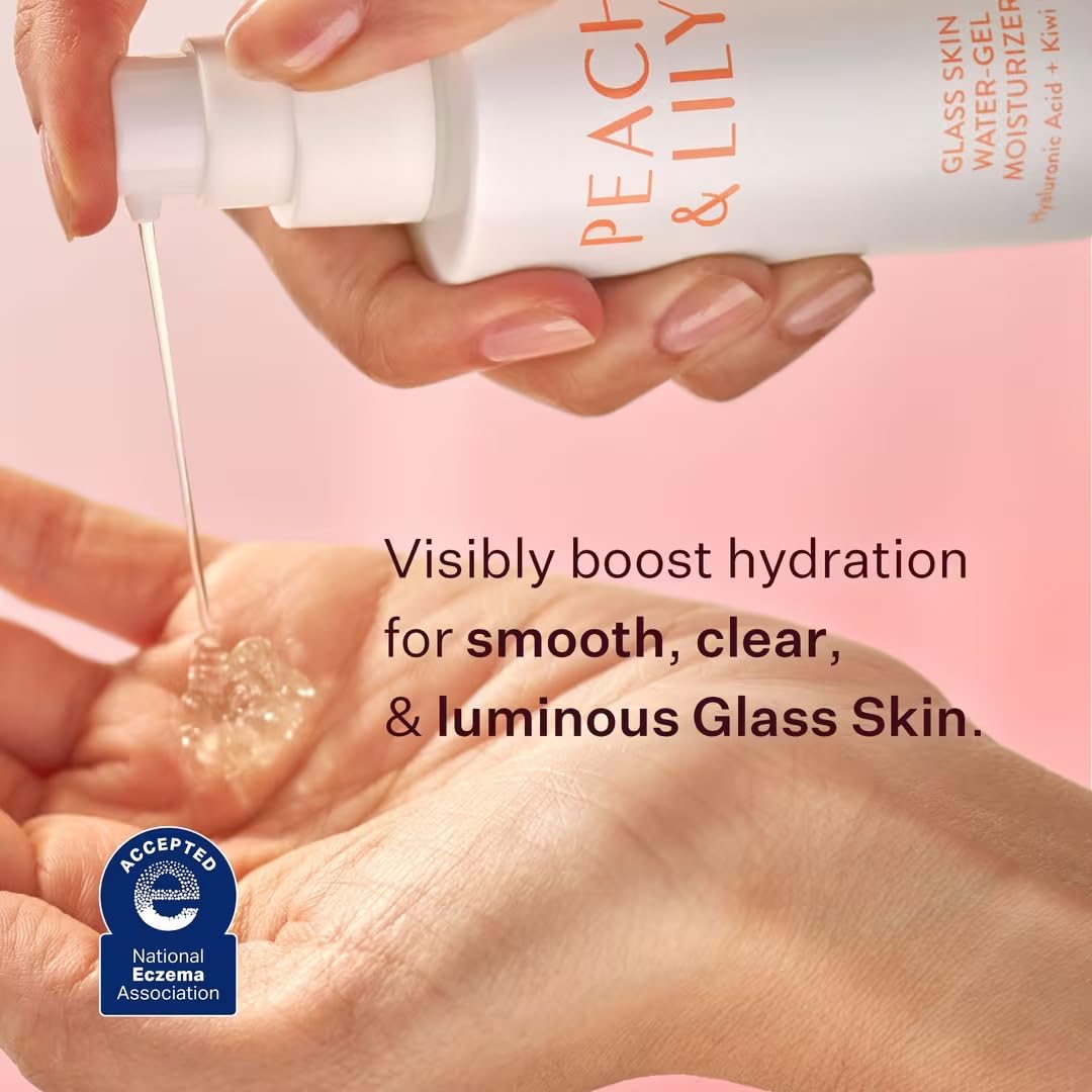 Peach & Lily Glass Skin Water-Gel: textura ligera que se absorbe rápidamente