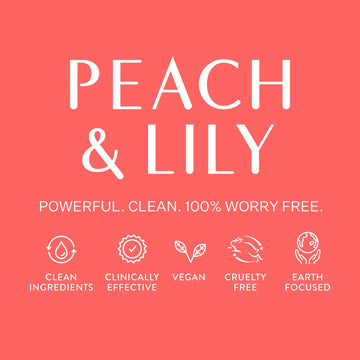 Uso diario mañana y noche con Peach & Lily para cuidados consistentes.