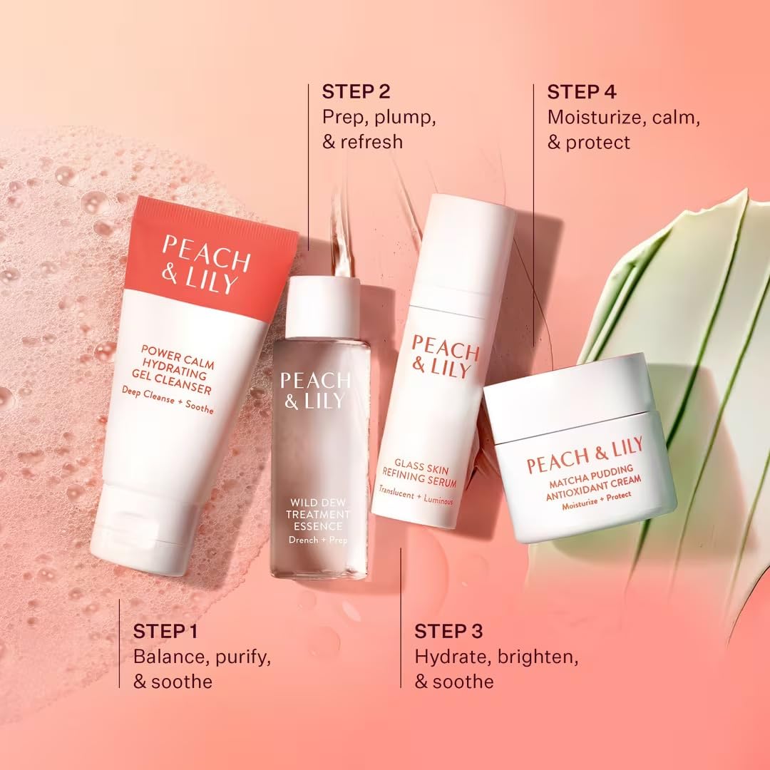 Peach & Lily textura serum aporta claridad y brillo sutil.