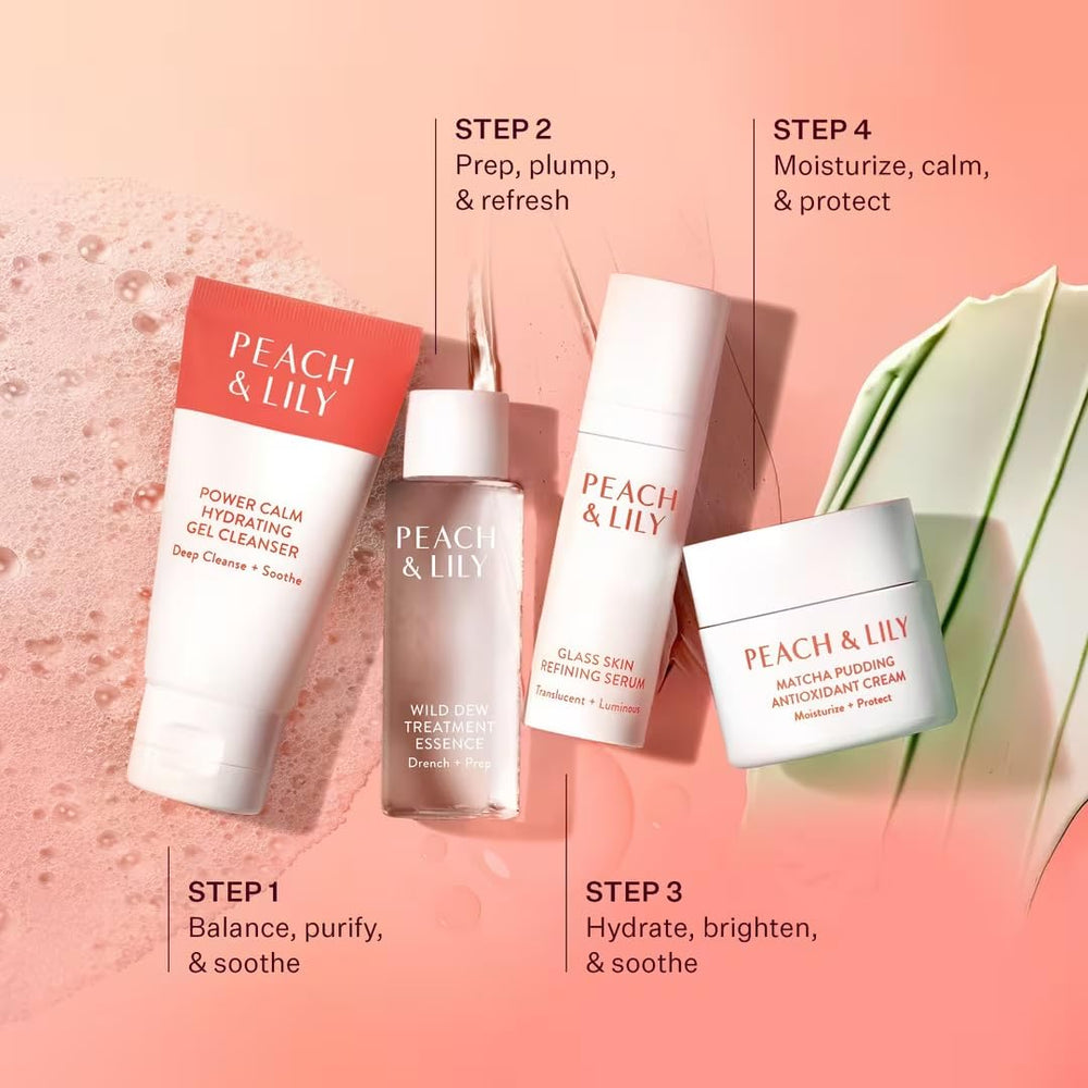 Peach & Lily textura serum aporta claridad y brillo sutil.