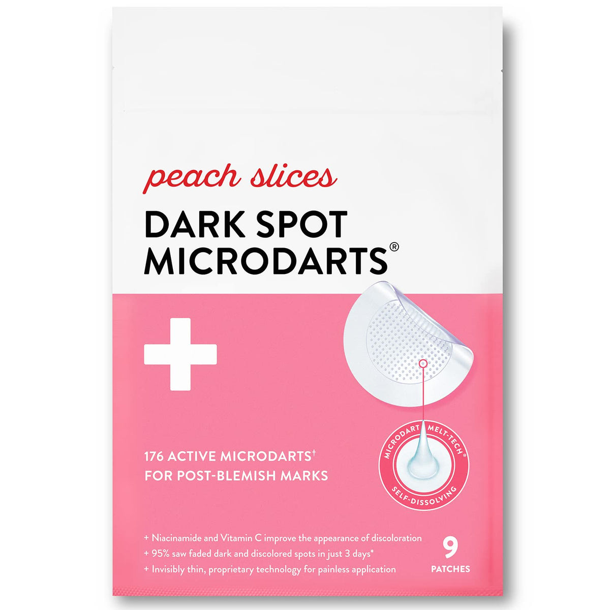 Peach Slices parches microdartes en piel para manchas posacné