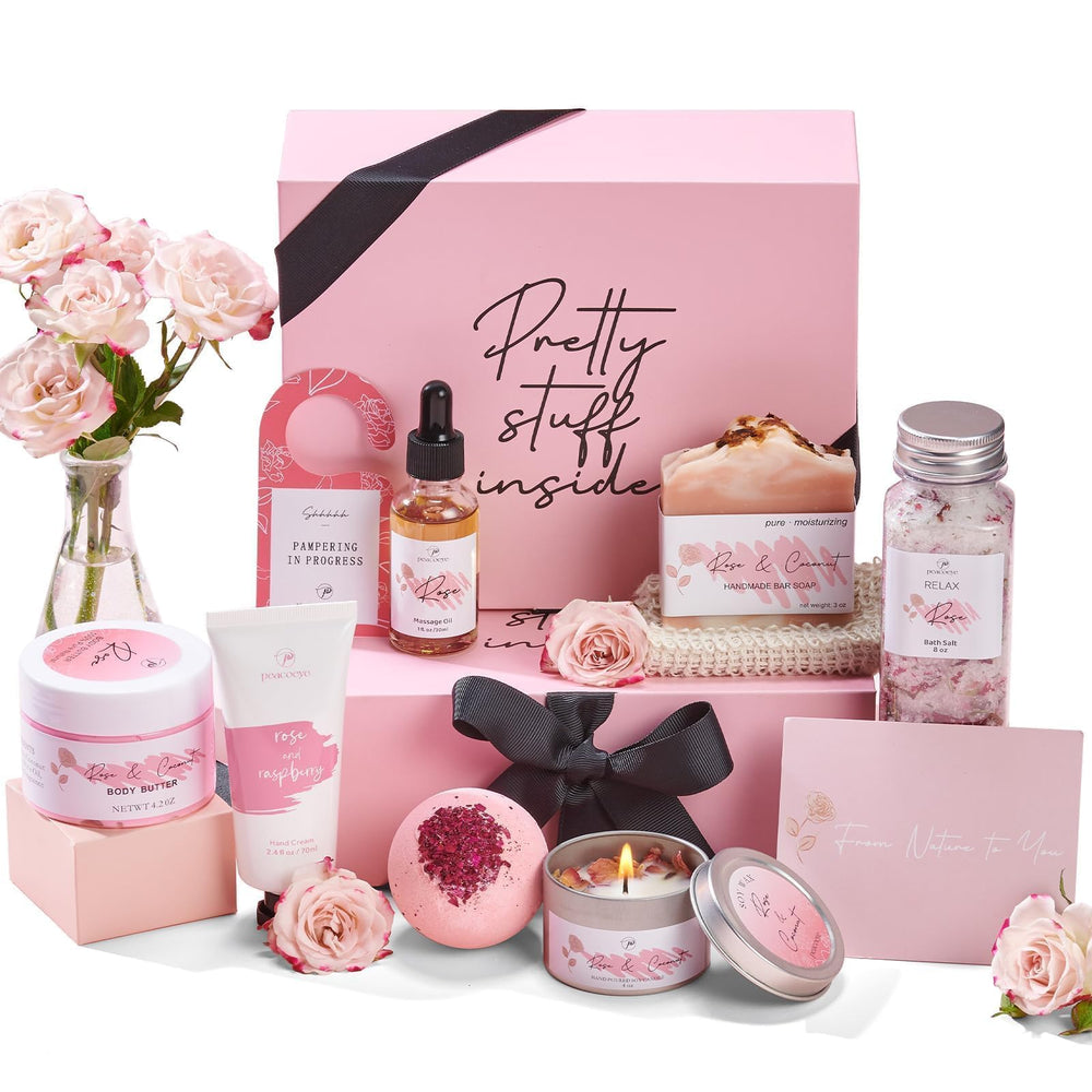 Peacoeye Rose Petal Scented Soy Candle for calming ambiance and self-care moments