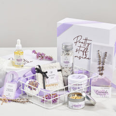 Peacoeye Himalayan bath salts for a soothing, spa-like soak at home.