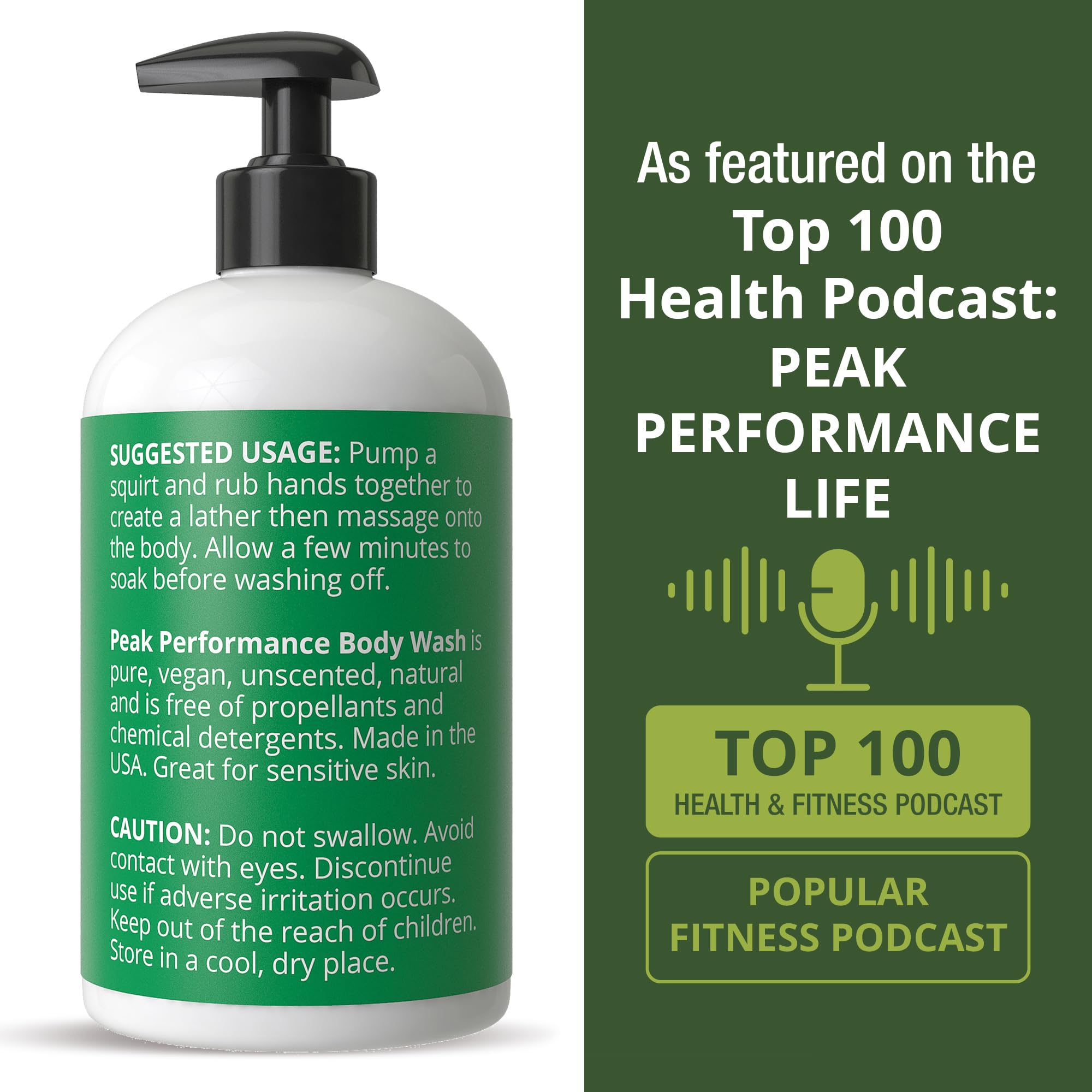 Peak Performance envase sostenible para el cuidado diario