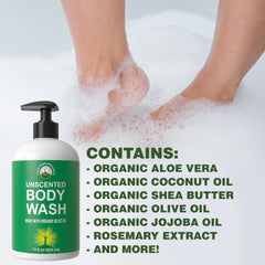 Peak Performance espuma cremosa para ducha sin fragancia
