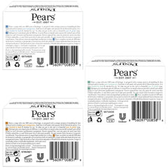 Pears jabón verde de glicerina con limón, aroma cítrico suave para piel sensible.