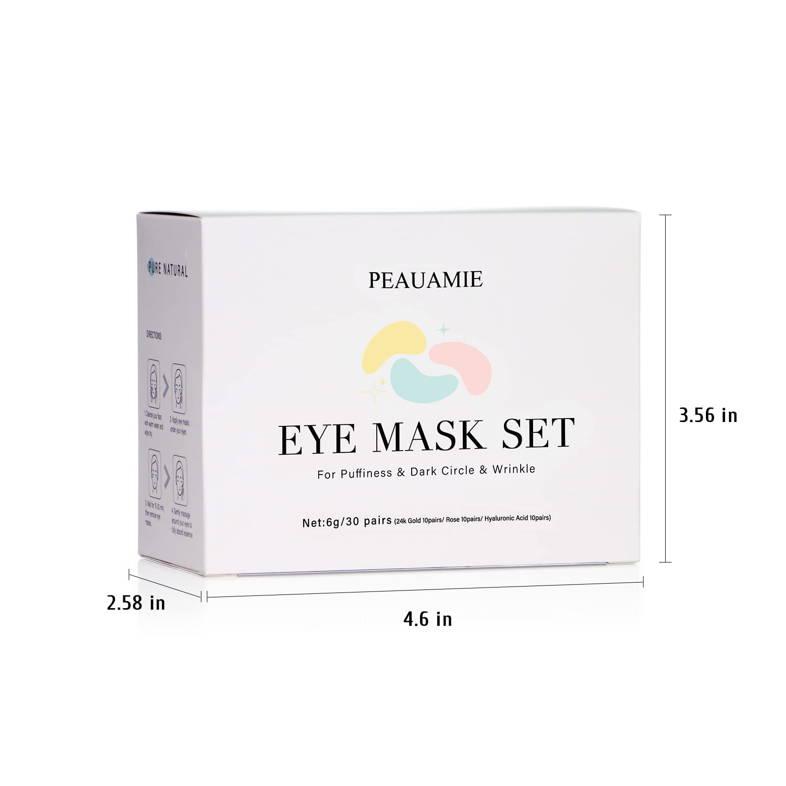 Parche ocular Peauamie para cuidado diario de la mirada.