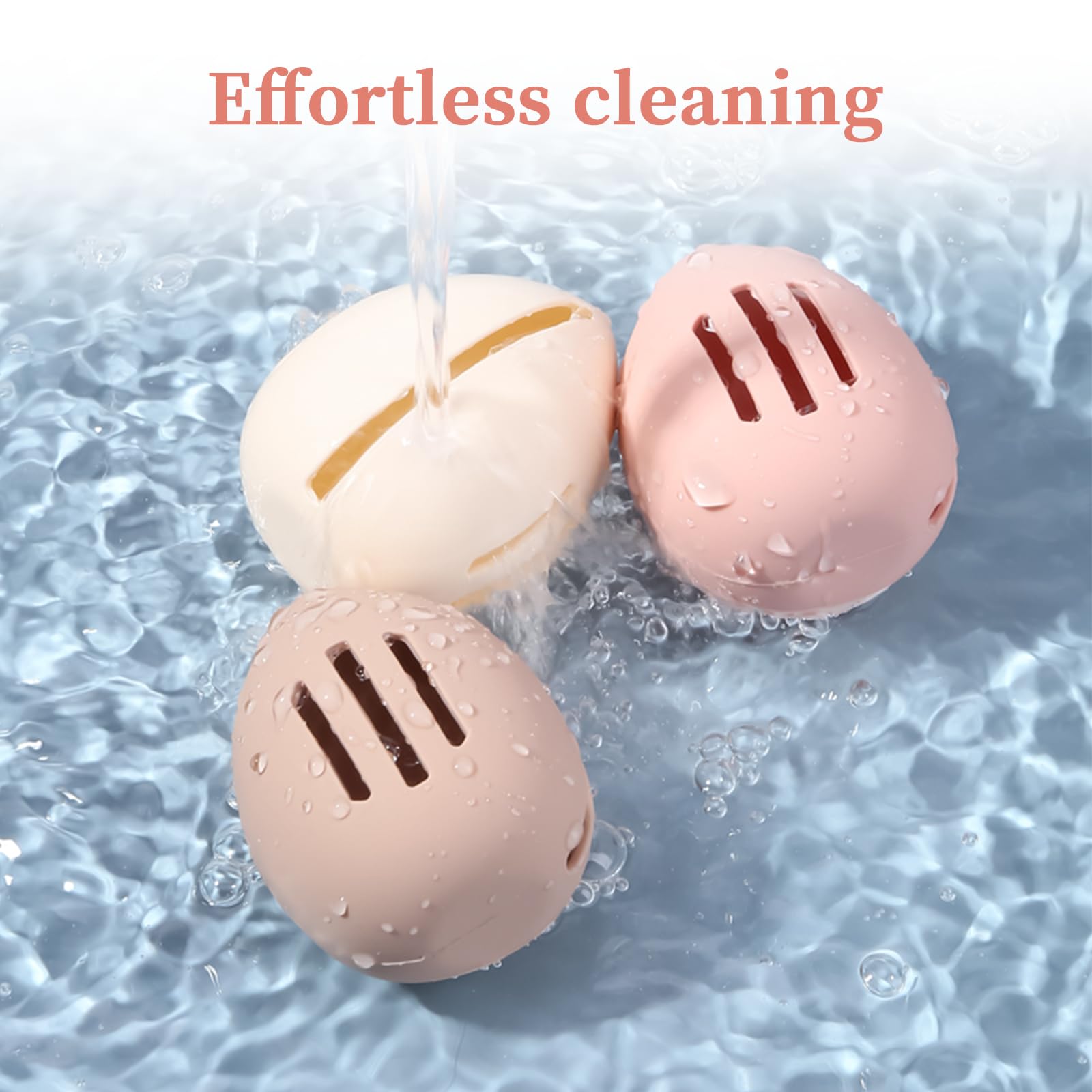 Peboms almacenamiento esponjas belleza, silicona fácil de limpiar.