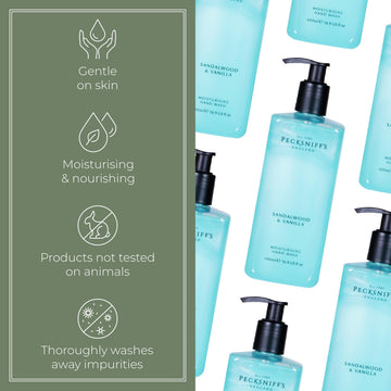 Ingredients list highlights a gentle cleansing formula suitable for daily use.