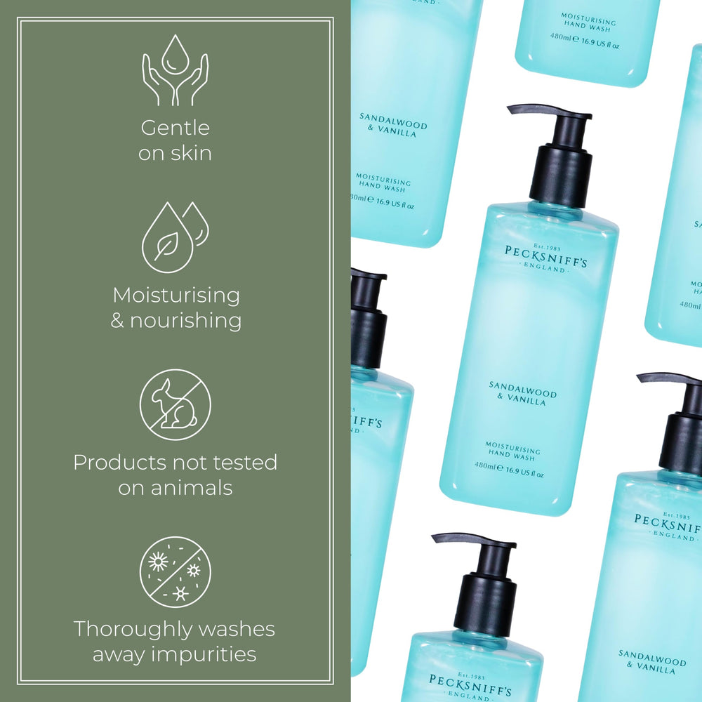Ingredients list highlights a gentle cleansing formula suitable for daily use.
