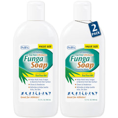 Pedifix FungaSoap bouteille lavage ensemble pack2 nettoie efficacement la peau