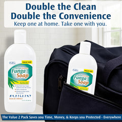 Pedifix FungaSoap emballage variable pratique pour rangement et voyage