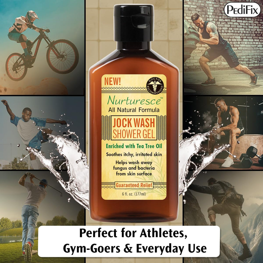 Pedifix Nurturesce, ideal para atletas, higiene post-entrenamiento confiable.