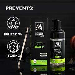 Pee Safe Jabón íntimo masculino: ingrediente de árbol de té para apoyo natural.