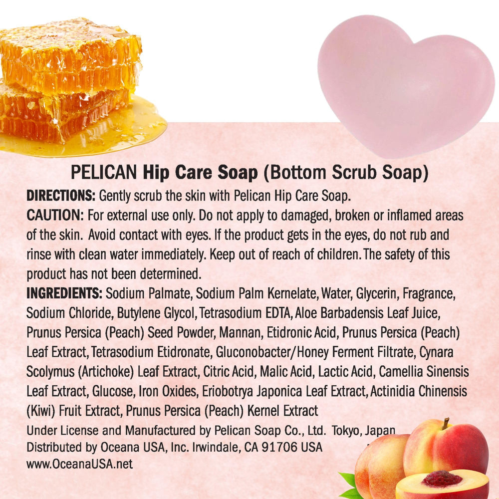 Pelican Barra exfoliante con fragancia de durazno fresca