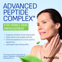 PENEBELLA crema hidratante: colágeno, ácido hialurónico y vitaminas para piel saludable.