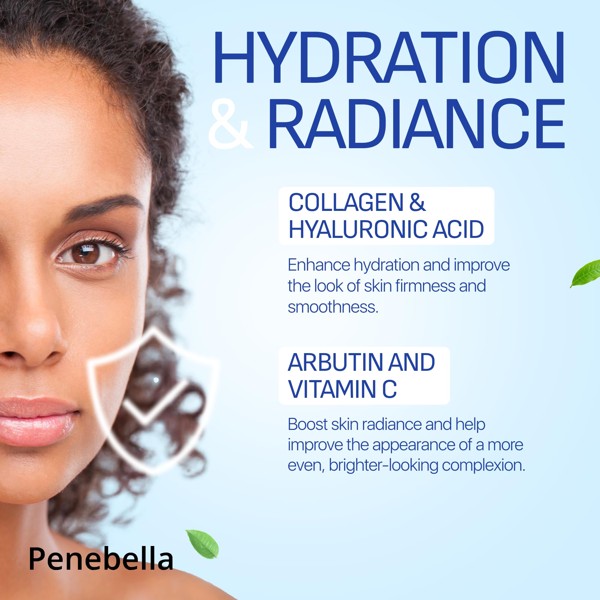 PENEBELLA crema facial ingredientes naturales: hidratación y nutrición equilibrada.