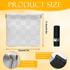 Estuche de maquillaje PENGJINYU blanco, perfecto para viaje y organización rápida