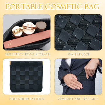 Estuche de maquillaje PENGJINYU rosa, práctico para salidas y viajes