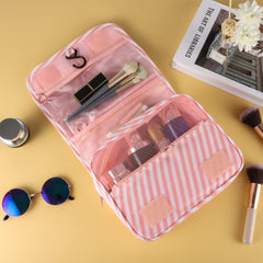 Pengxiaomei bolsa higiene con tira colgante, ahorro de espacio en baños pequeños.