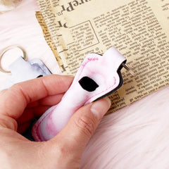 Pengxiaomei llavero de mármol rosa, accesorio práctico.