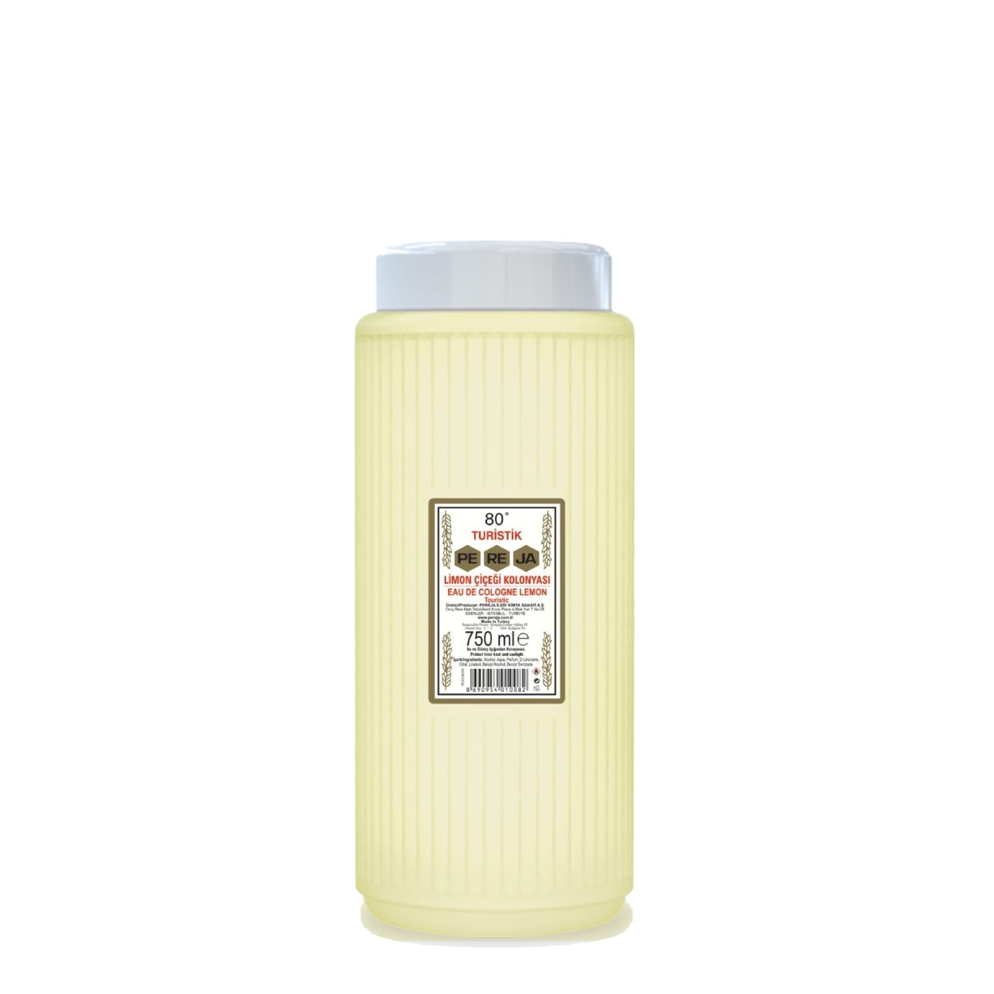 Pereja Colonia Limón en frasco de 750 ml, sensación fresca para uso diario
