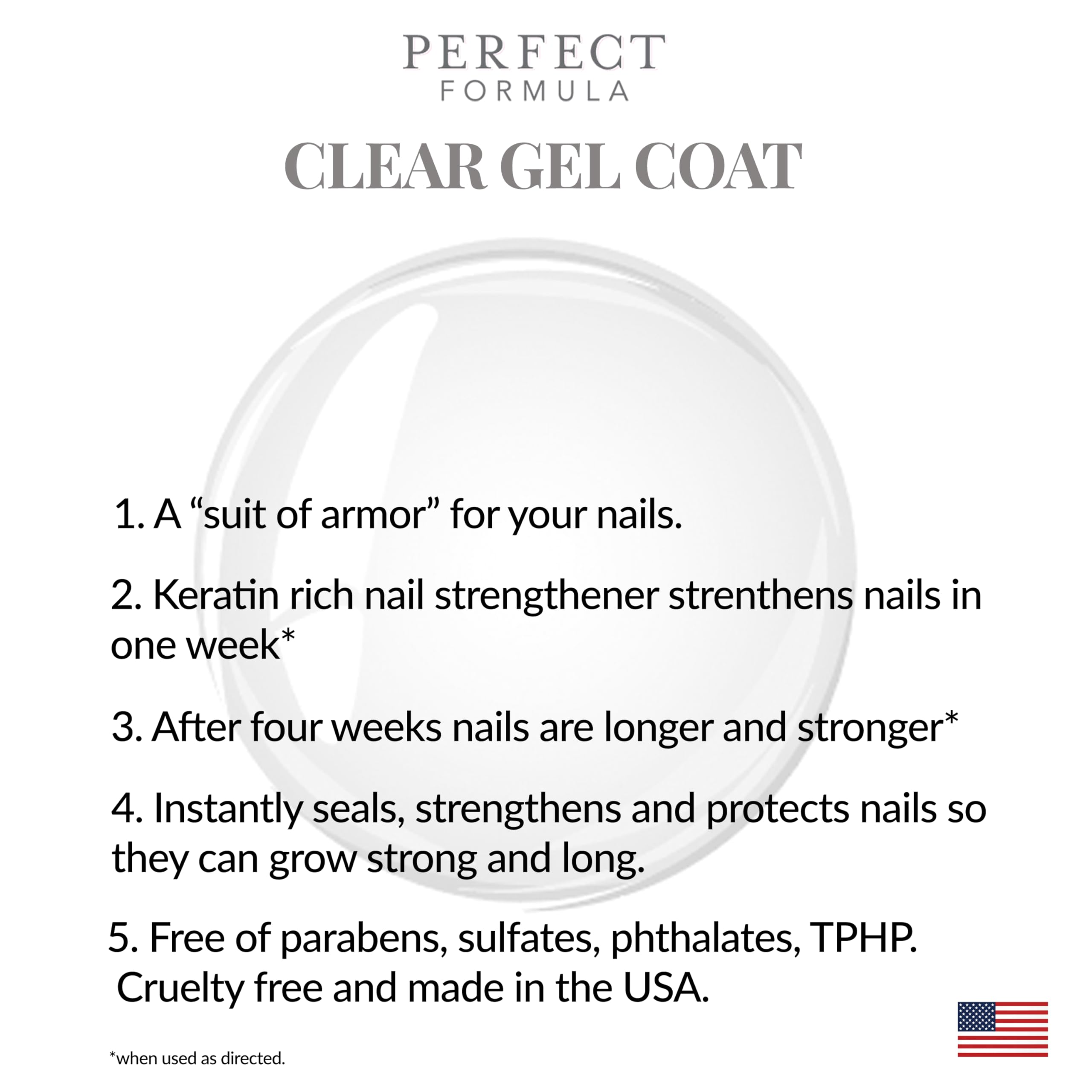 Perfect Formula capa-top-gel-clara, protege uñas y prolonga la manicura.