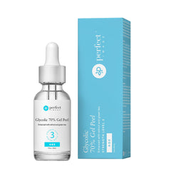 Perfect Image Glycolic Gel Peel 70% con Retinol y Té Verde, exfoliación avanzada para una piel más suave.
