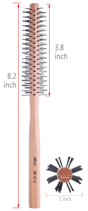 Rodillo mini PERFEHAIR de 1 pulgada facilita rizos y flequillos definidos.