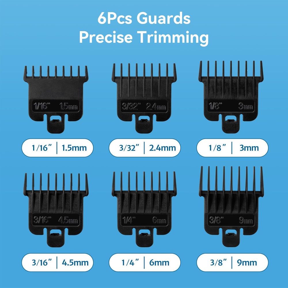 Perfitech guardas para cortapelos: 3-32 pulgadas, variación suave