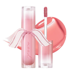 The Peripera Ink Mood Glowy Tint bottle highlights a hydrating, light color for lips.