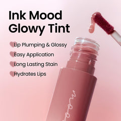 Peripera Ink Mood Glowy Tint glow under lighting highlights shimmer and luminosity.