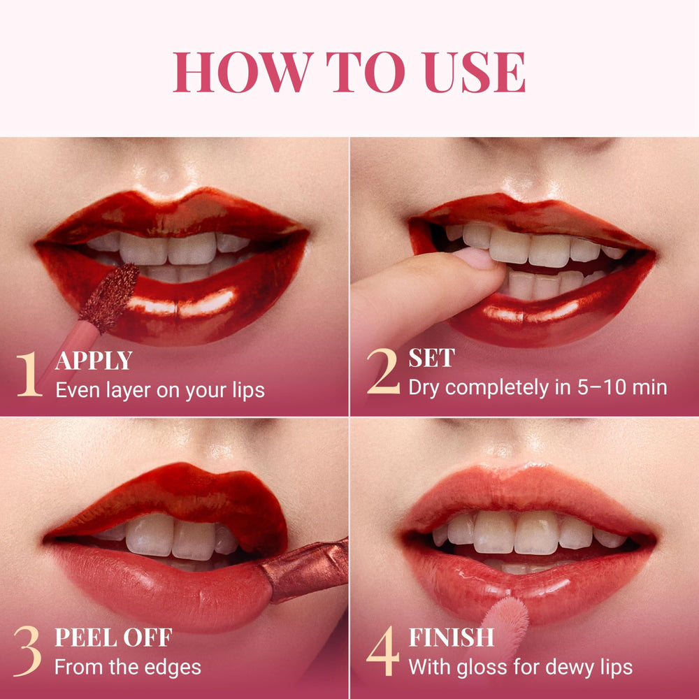 Peripera Ink Peel Off Lip Stain: uso versátil como delineado que permanece.