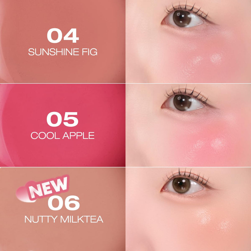 Peripera Syrupy Tok Cheek dewy finish on cheek for natural glow