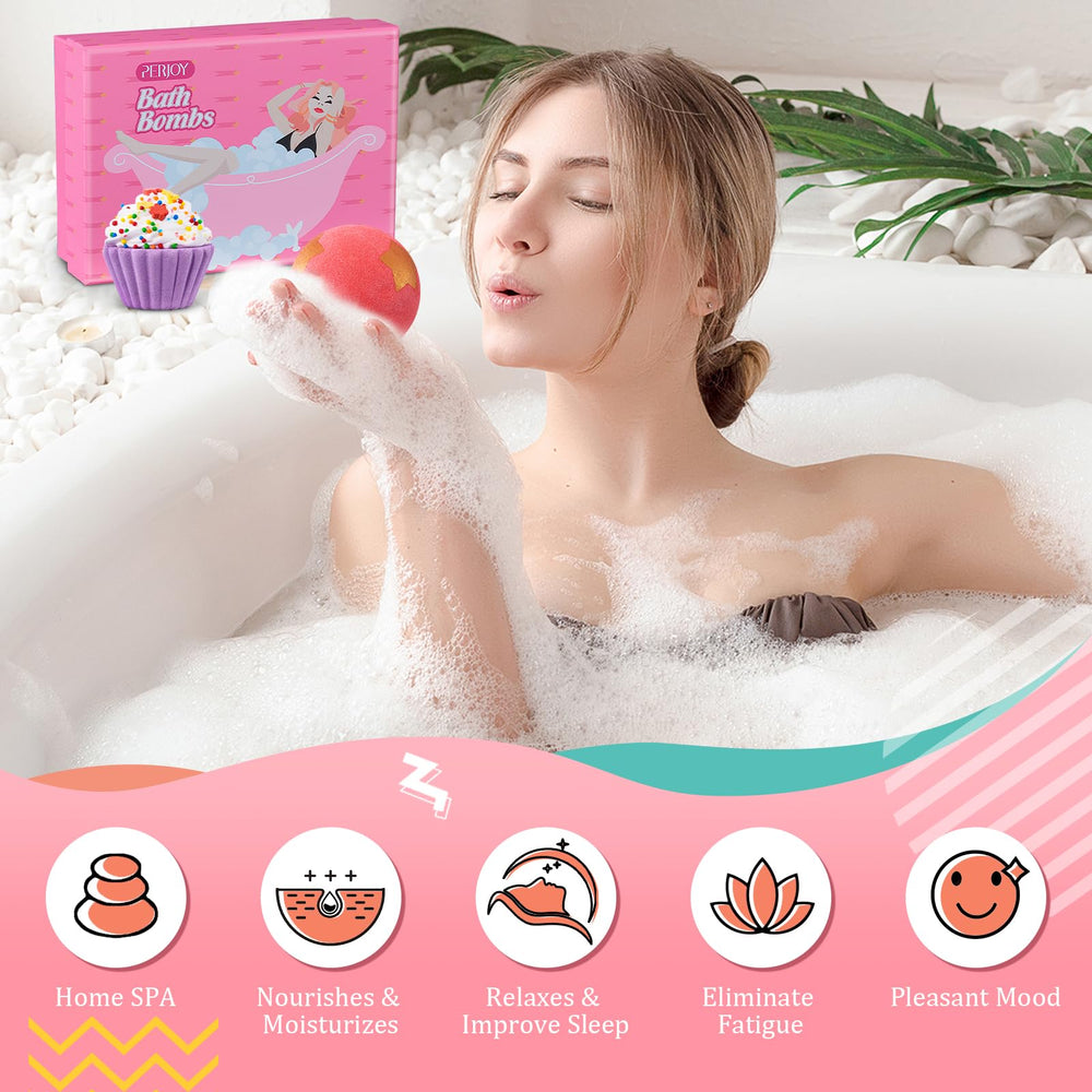 Perjoy bombas de baño coco: hidratación suave y perfume tropical