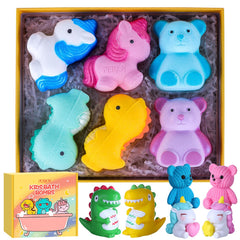 Perjoy bombas de baño para niños con diseño adorable que inspiran juego seguro.