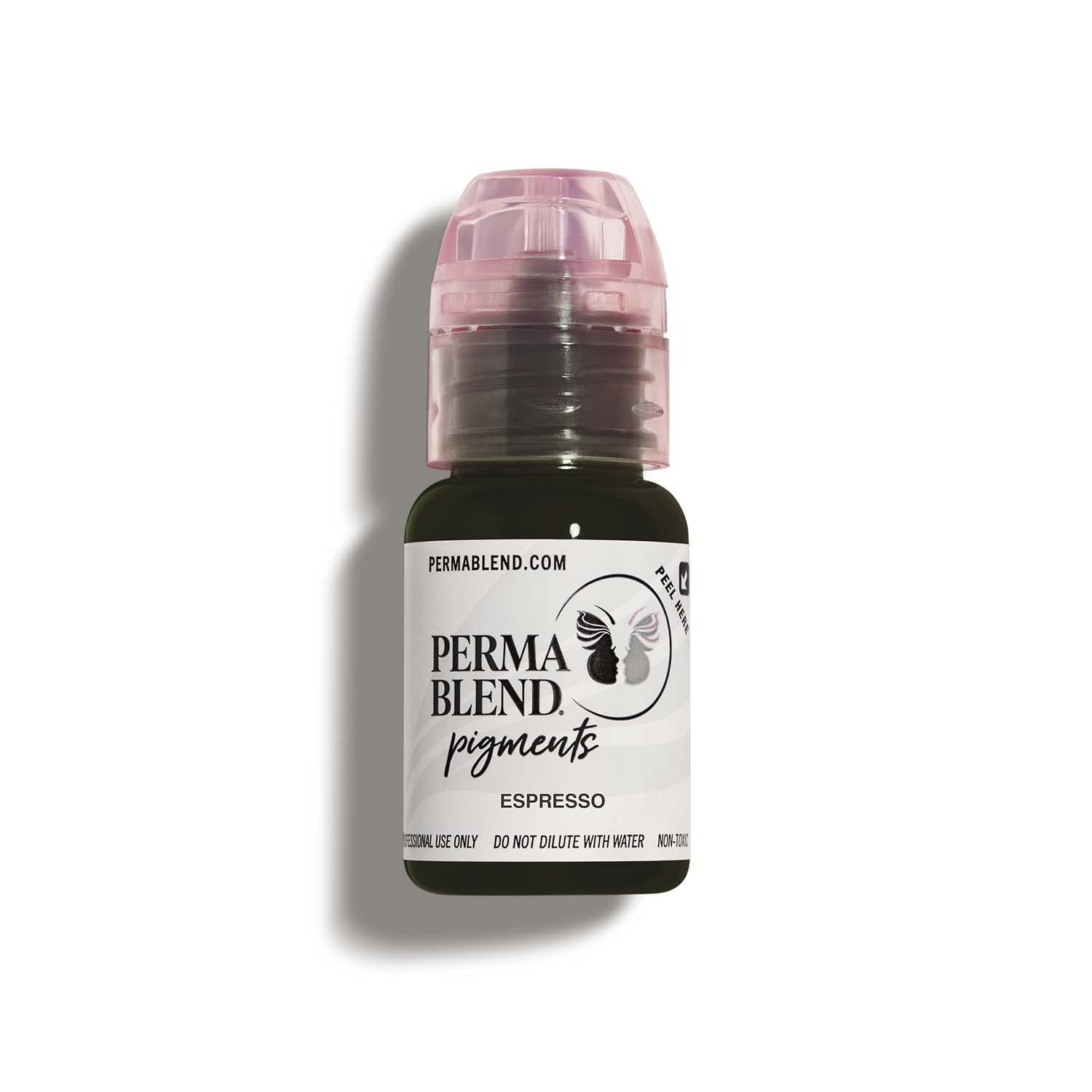 Perma Blend Espresso Brown: tinta para cejas de maquillaje permanente, tono medio fríо.