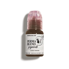 Perma Blend Forest Brown, frasco 0.5oz, pigmento para microblading con resultados consistentes.